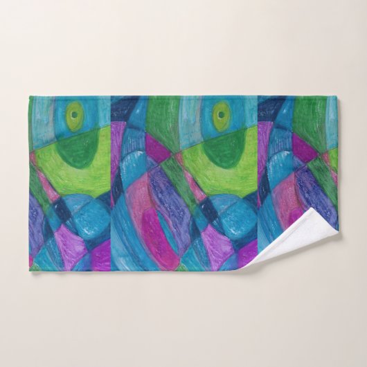 JEU DE SERVIETTES DE CONCEPTION motif (Serviette à main)