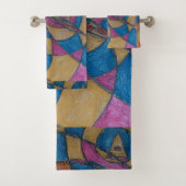 JEU DE SERVIETTES DE CONCEPTION motif (En situation)