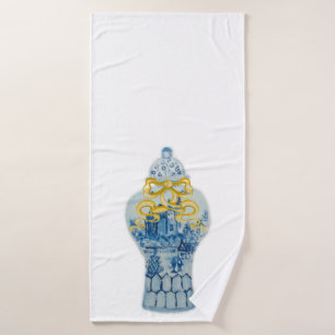 Jeu de serviettes de toilette de la veste dorée B