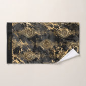 JEU DE SERVIETTES EN MARBRE VINTAGE LUXE (Serviette à main)