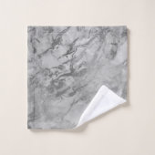 JEU DE SERVIETTES HAMPTON EN ARGENT LUXUEUX (Gant de toilette)