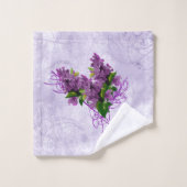 Jeu de serviettes Lilacs pourpres (Gant de toilette)