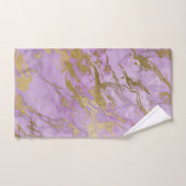 JEU DE SERVIETTES LUXE PURPLE GOLD HAMPTON (Serviette à main)