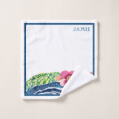 Jeu de serviettes personnalisables de Waves Blissf (Gant de toilette)