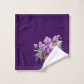 Jeu de serviettes violet Lavender Orchid (Gant de toilette)