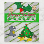 Jeu de souris Étiquette de nourriture et de boisso (Étiquettes simples)