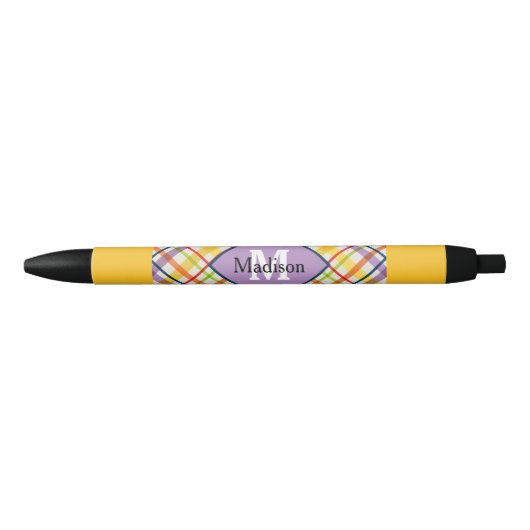 Jeu de stylo violet de stylo brillant à l'école (Devant)