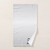 Jeu de tambour Monogramme Coque d'argent-coque iph (Serviette à main)
