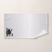 Jeu de tambour Monogramme Coque d'argent-coque iph (Serviette à main)