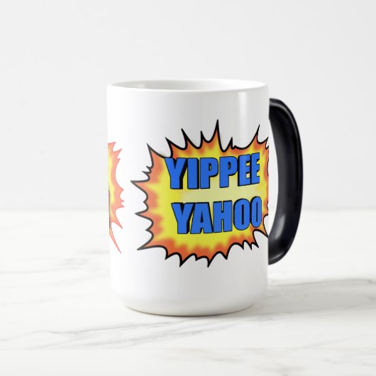 Jeu de tir de fusée Mug Yippee Yahoo (Devant droit)