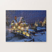 Jeu de vacances Puzzle hiver scène (Horizontal)