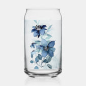 Jeu de Verre Blue Floral 2 Can (Verso)
