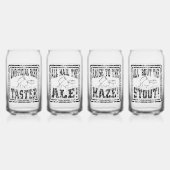 JEU DE VERRE DE BIÈRE À L'ARTISANAT (Dos)