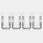 JEU DE VERRE DE BIÈRE À L'ARTISANAT (Droite)