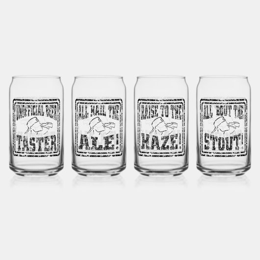 JEU DE VERRE DE BIÈRE À L'ARTISANAT (Recto)