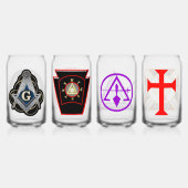 Jeu de verre Yorkrite Masons (Dos)