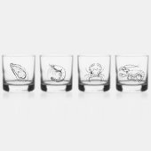 Jeu de verres de fruits de mer (Recto)