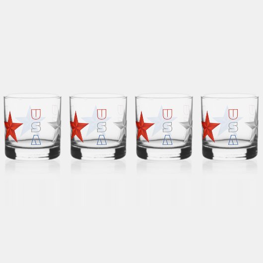 Jeu de verres USA (Recto)