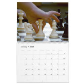 Jeu d'échecs à thème 2025 Wall Calendrier cadeau (Jan 2026)