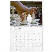 Jeu d'échecs à thème 2025 Wall Calendrier cadeau (Jan 2027)