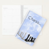 Jeu d'échecs mignon Planificateur annuel (Devant avec enveloppe)