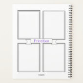 Jeu d'échecs photo planificateur quotidien - HAMbW (Dos)