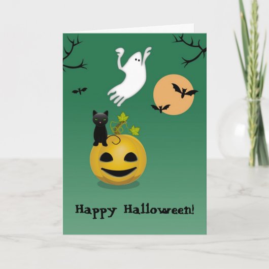 Jeu D'Effraction, Carte De Voeux D'Halloween (Devant)