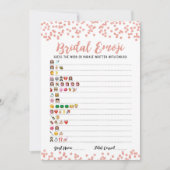 Jeu d'emoji de mariage avec réponses Carte de douc (Devant)
