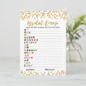 Jeu d'emoji de mariage avec réponses Carte de show (Debout devant)