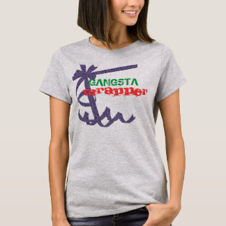 Jeu d'enveloppe de Gangsta sur le T-shirt drôle de