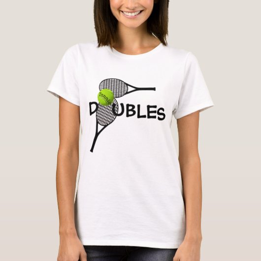 Jeu d'équipe de basket-ball double en T-shirt (Devant)