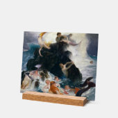 Jeu des Nereides, 1886 par Arnold Bocklin (Angle)