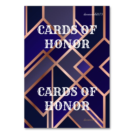 Jeu d'honneur de cartes (Par défaut)