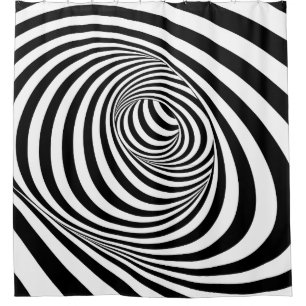 Jeu d'illusion optique B - Rideau de douche