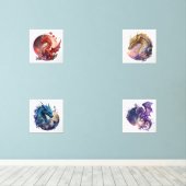 Jeu d'impression Dragons 2 (Parquet)