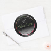 Jeu d'oeil noir blanc Étiquettes de produits ajout (Enveloppe)