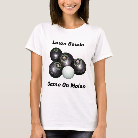 Jeu drôle de boules sur M...., Tshirt (Devant)
