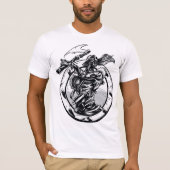 Jeu du T-shirt blanc de marcheur de trônes (Devant)