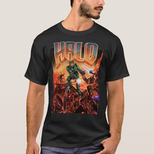 jeu halo T-shirt classique (Devant)