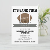 Jeu Heure Football Anniversaire Invitation (Debout devant)