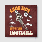 Jeu Heure Jouons au football Halloween Drôle (Verso)