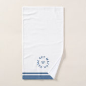 Jeu Match Monogram Blue Stripe Tennis (Serviette à main)