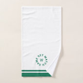 Jeu Match Monogram Green Stripe Tennis (Serviette à main)