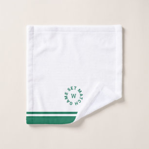 Jeu Match Monogramme Green Stripe Tennis Face