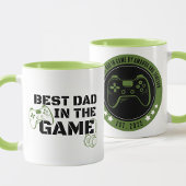 Jeu meilleur papa dans le jeu Mug personnalisé