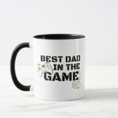Jeu meilleur papa dans le jeu Mug personnalisé (Gauche)