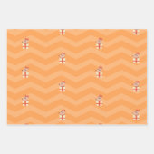 Jeu mignon 3 feuilles Opossum Possum Papier d'enve (Devant)