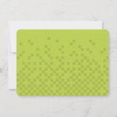 JEU MODERNE MERCI Bar Mitzvah bleu marine Lime (Dos)