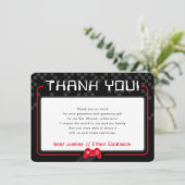 JEU MODERNE MERCI Bar Mitzvah cool noir rouge (Debout devant)