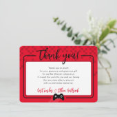 JEU MODERNE MERCI Bar Mitzvah rouge noir (Debout devant)